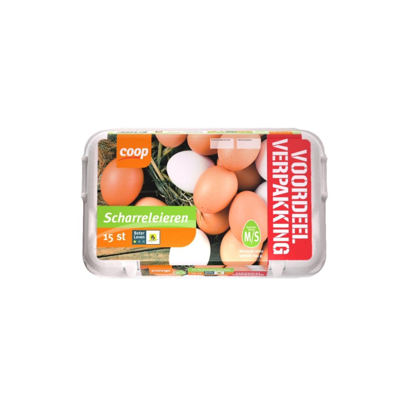 Huismerk Scharreleieren Maat S