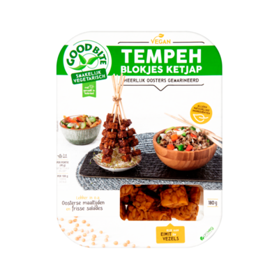 GoodBite Vegan Tempehblokjes Ketjap