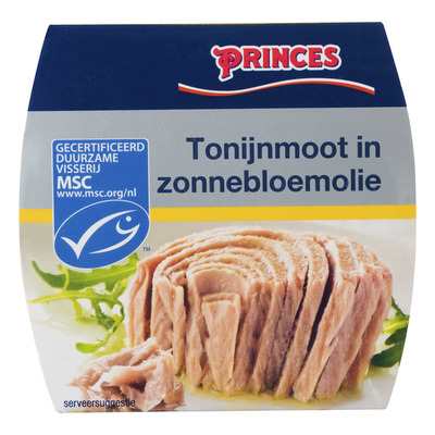 Princes Tonijnmoot in zonnebloemolie msc
