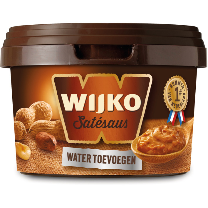 Wijko Satésaus geconcentreerd
