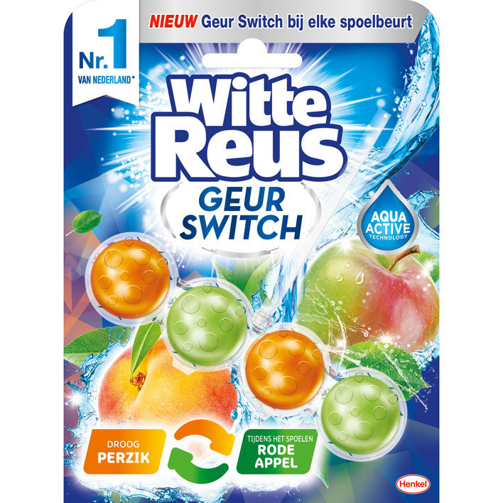 Witte Reus Perzik-appel toiletblok