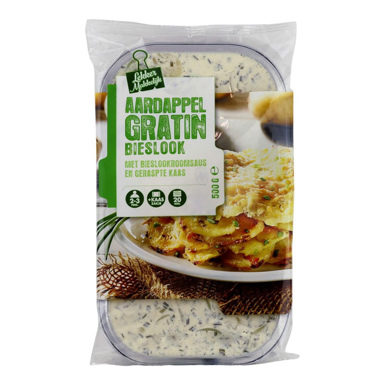 Aardappelgratin Bieslook/ui