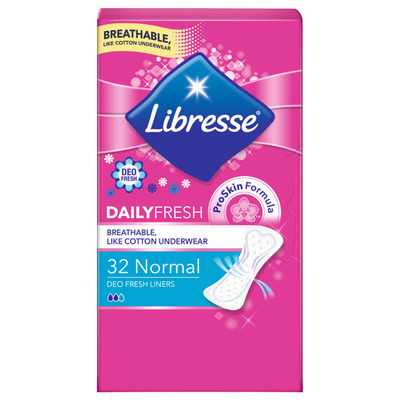 Libresse Normal deo fresh inlegkruisjes