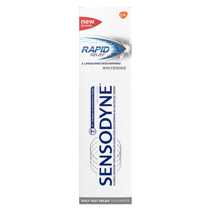 Sensodyne Rapid relief whitening gevoelige tanden