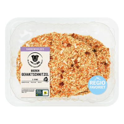 Huismerk Boerengehakt schnitzel