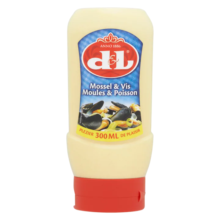 D&L Mossel & Vis Saus Knijpfles