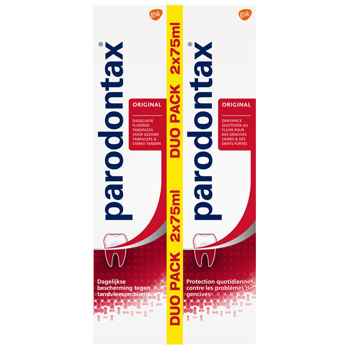 Parodontax Fluoride duo tandpasta gezond tandvlees