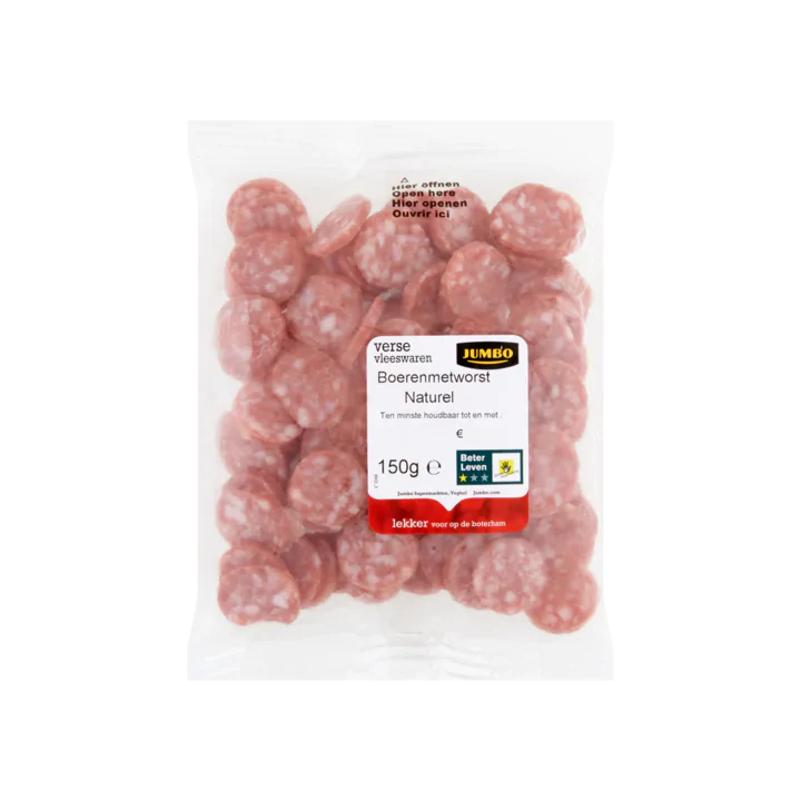 Huismerk Boerenmetworst Naturel