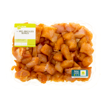 Huismerk Nasi-bamivlees gekruid