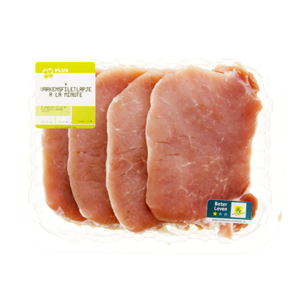 Huismerk Varkensfiletlapje a la minute