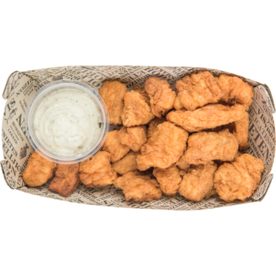 Kibbeling met saus
