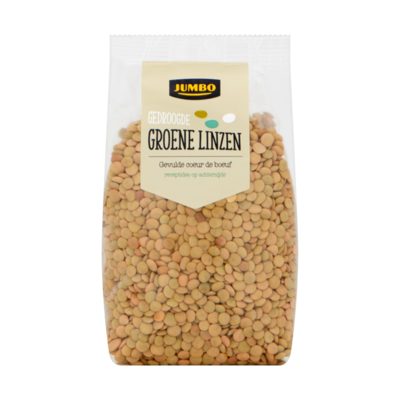 Huismerk Gedroogde Groene Linzen