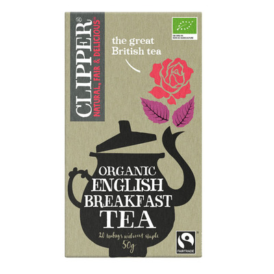 Clipper Organic English breakfast tea 1-kops