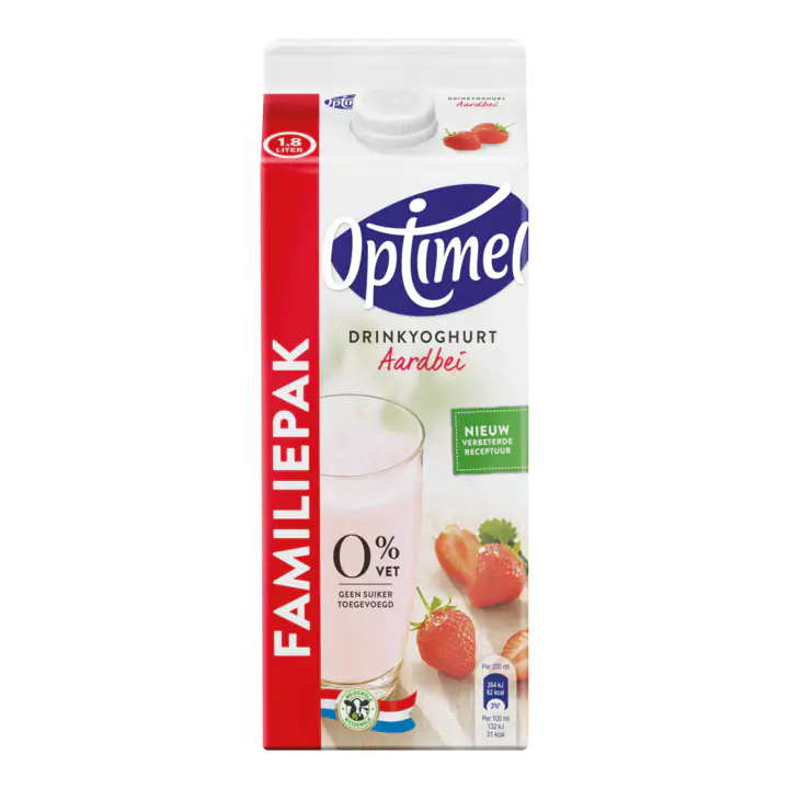 Optimel Drinkyoghurt Aardbei