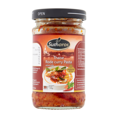 Sutharos Thaise Rode Curry Pasta