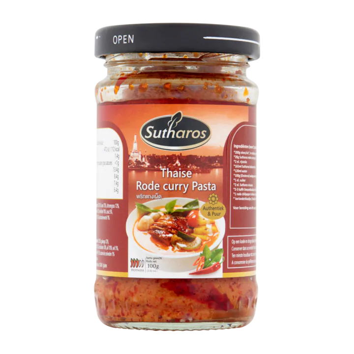 Sutharos Thaise Rode Curry Pasta