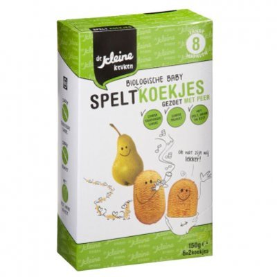 De Kleine Keuken Speltkoekjes 8+