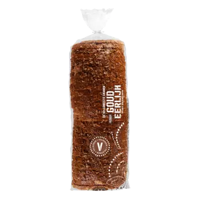 Huismerk Goudeerlijk Grof Volkorenbrood (Vers Ingevroren)