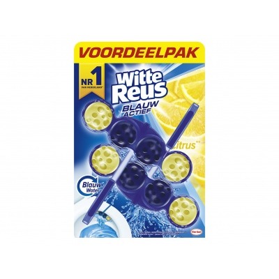 Witte Reus Toiletreiniger blauw actief citrus