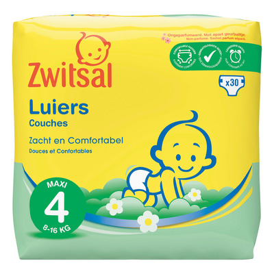 Zwitsal Luiers maxi maat 4