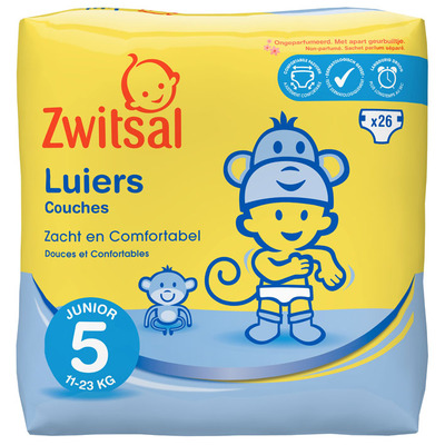 Zwitsal Luiers junior maat 5