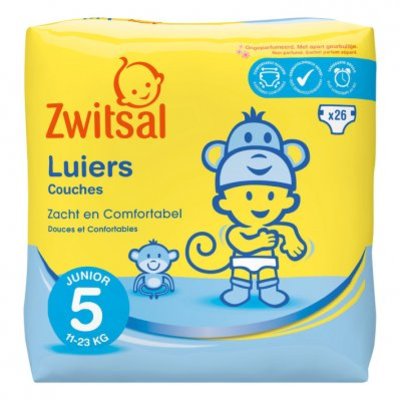 Zwitsal Luiers junior maat 5