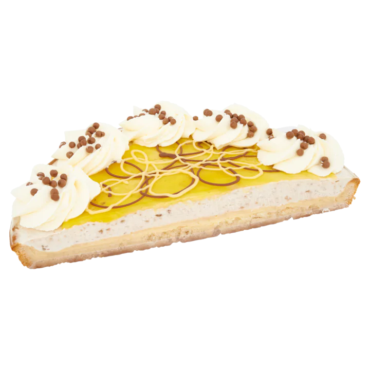 Huismerk Gebak en Banket Bananen Vlaai Half