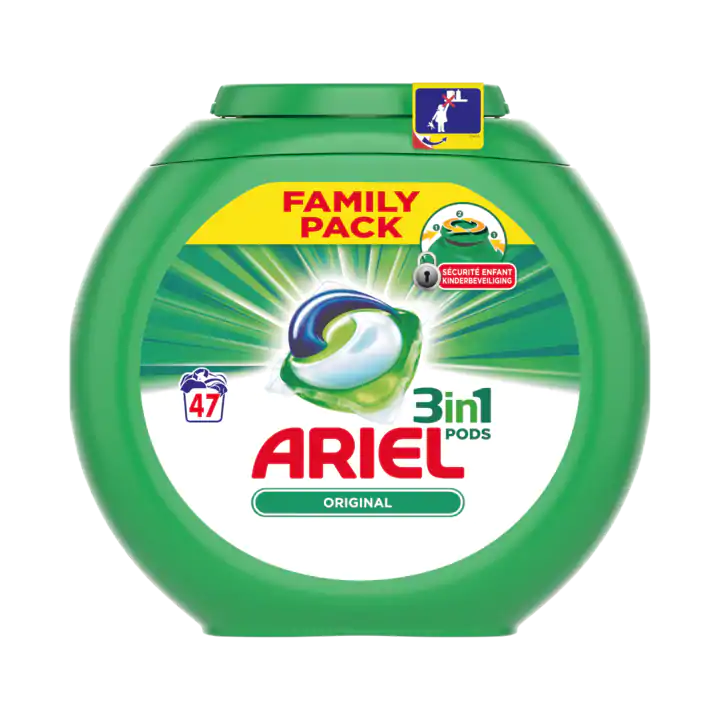 Ariel Pods Original Wasmiddelcapsules 47 Wasbeurten