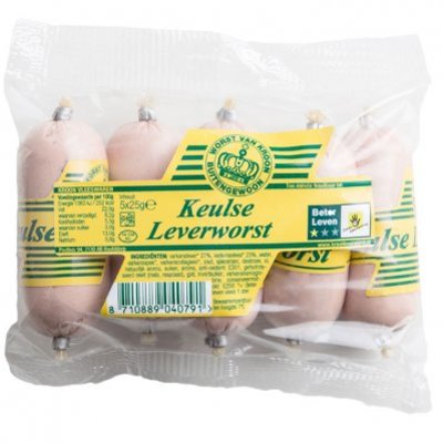 Kroon Keulse leverworst mini