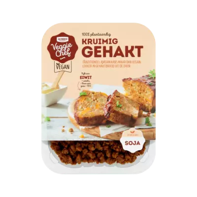 Huismerk Veggie Chef 100% Plantaardig Kruimig Gehakt