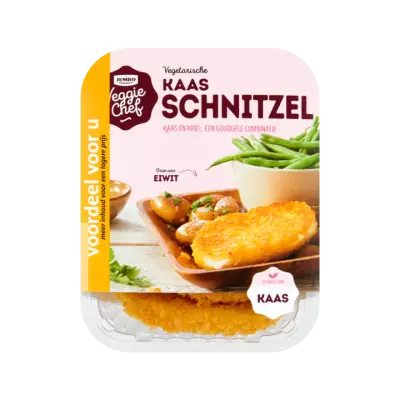 Huismerk Veggie Chef Vegetarische Kaas Schnitzel Voordeel