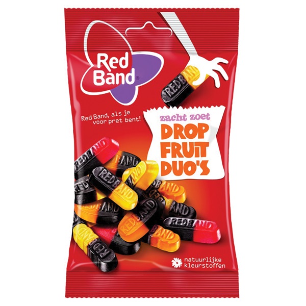 Red Band Snoep Dropfruit Duo's