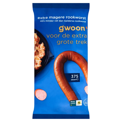 Huismerk Extra Magere Rookworst 375 g