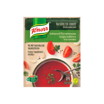 Knorr Natuurlijk Lekker Soep Italiaanse Tomatensoep