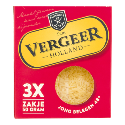 Vergeer Jong belegen 48+ rasp portieverpakking