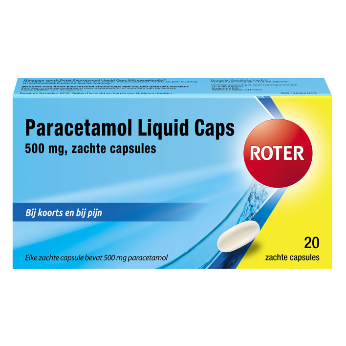 Roter Paracetamol liquid caps 500 mg