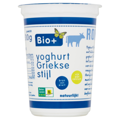 Bio+ Yoghurt Griekse stijl
