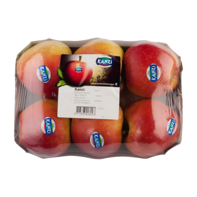 Appels kanzi verpakt