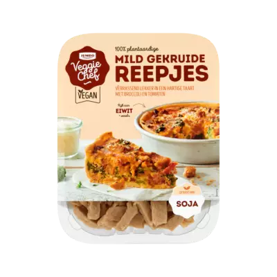 Huismerk Veggie Chef Mild Gekruide Reepjes
