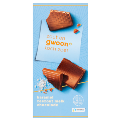 Huismerk Chocoladetablet karamel zeezout