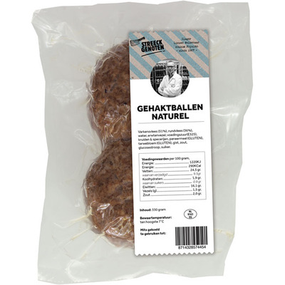 Streeckgenoten Gehaktballen naturel