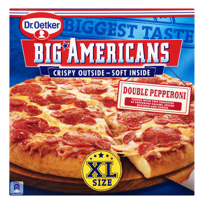 Dr. Oetker Big Americans XL pizza double pepperoni