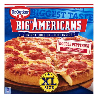 Dr. Oetker Big Americans XL pizza double pepperoni