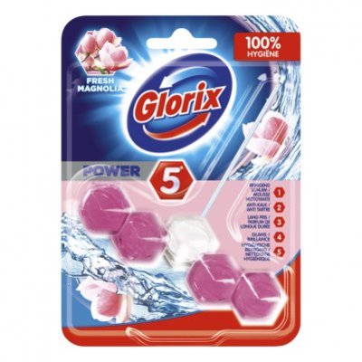 Glorix Wc blok pink flower
