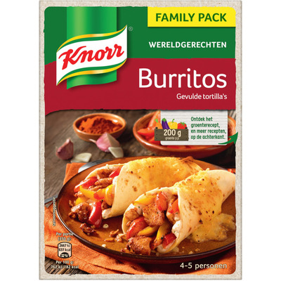 Knorr Wereldgerechten burritos XXL