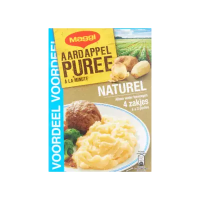 Maggi Aardappel Puree à la Minute Naturel Voordeel