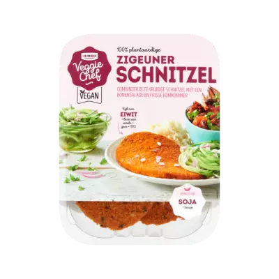 Huismerk Veggie Chef Zigeuner Schnitzel