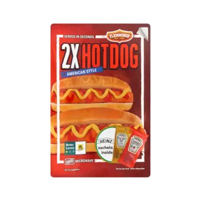 Flemmings Hotdog American Style 2 Stuks