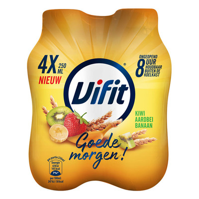 Vifit Goedemorgen kiwi-aardbei-banaan