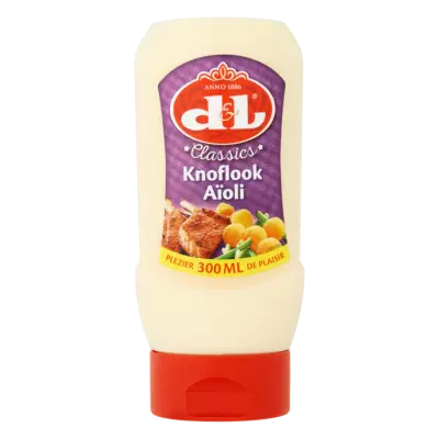 D&L Classics Knoflook Aïoli Knijpfles